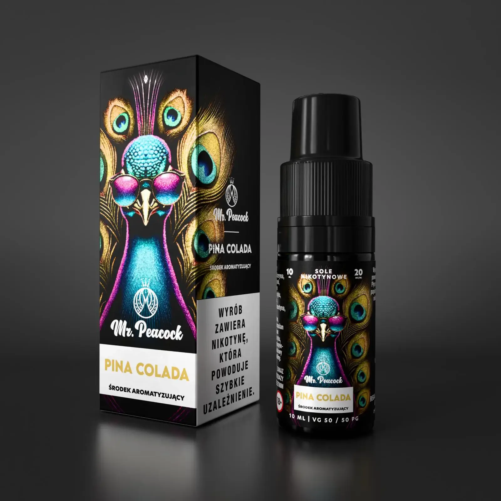 Liquid Mr. Peacock 10ml 20mg Pina Colada