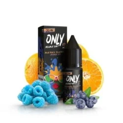 Liquid Only Double Salt 10ml - Blue Razz Jagoda Pomara艅cza Ice 20mg
