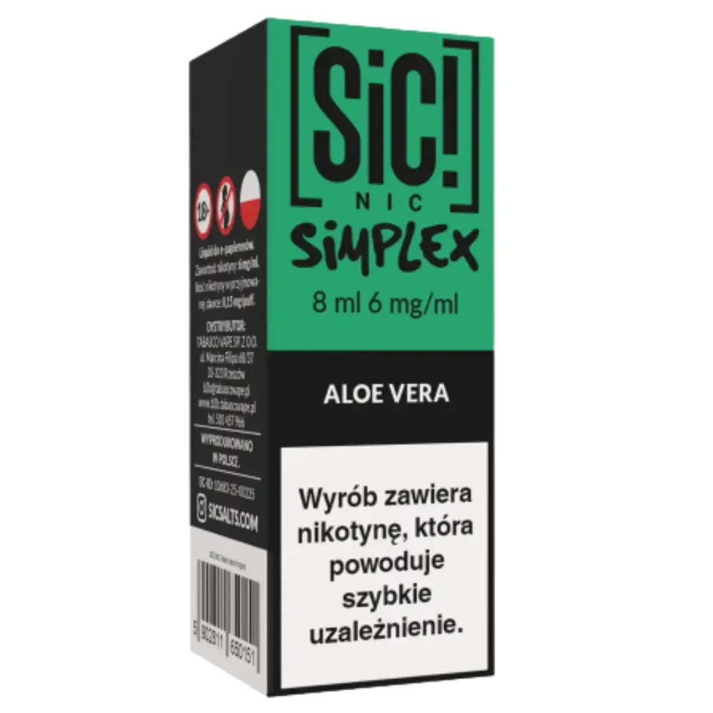 Liquid SiC! NIC 8ml Aloe Vera 6mg