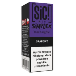 Liquid SiC! NIC 8ml Grape Ice 6mg