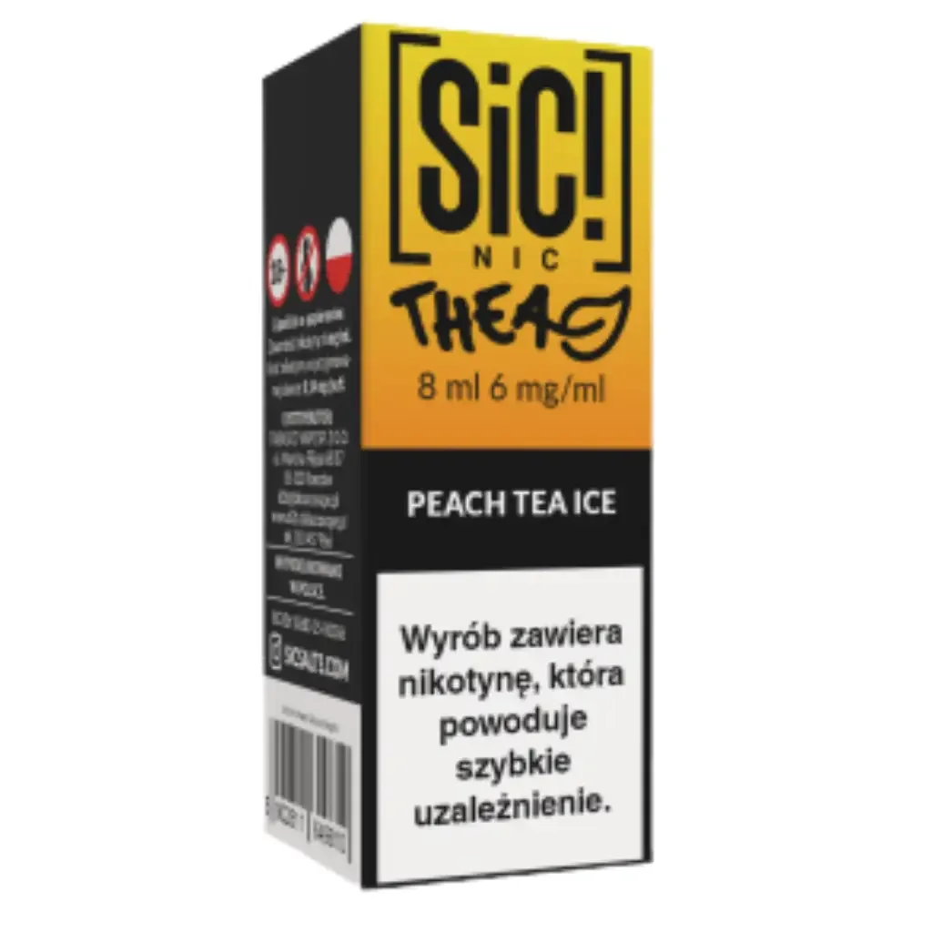Liquid SiC! NIC 8ml Peach Tea Ice 6mg