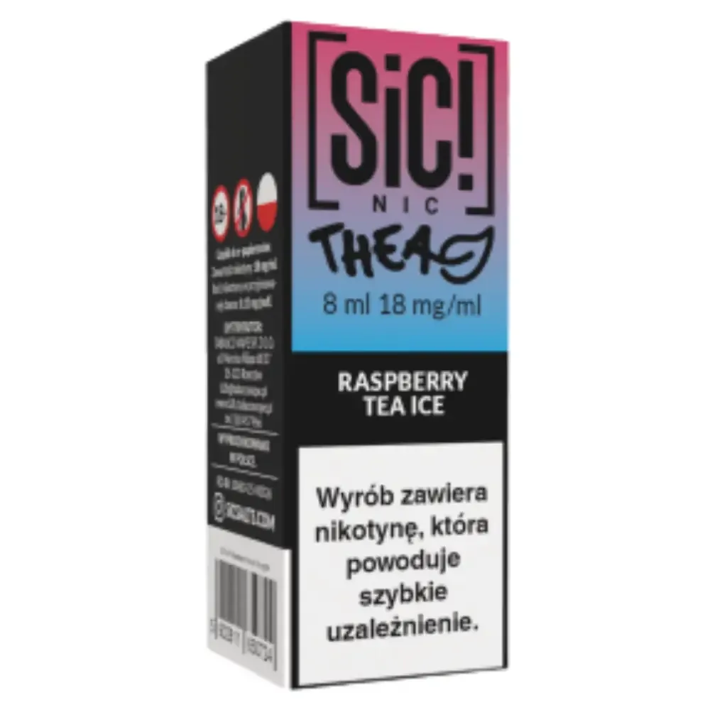 Liquid SiC! NIC 8ml Raspberry Tea Ice 18mg