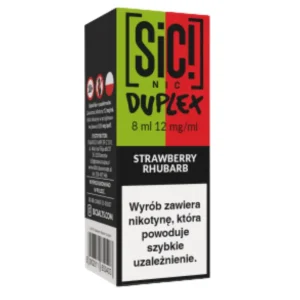 Liquid SiC! NIC 8ml Strawberry Rhubarb 12mg