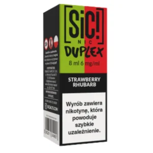 Liquid SiC! NIC 8ml Strawberry Rhubarb 6mg