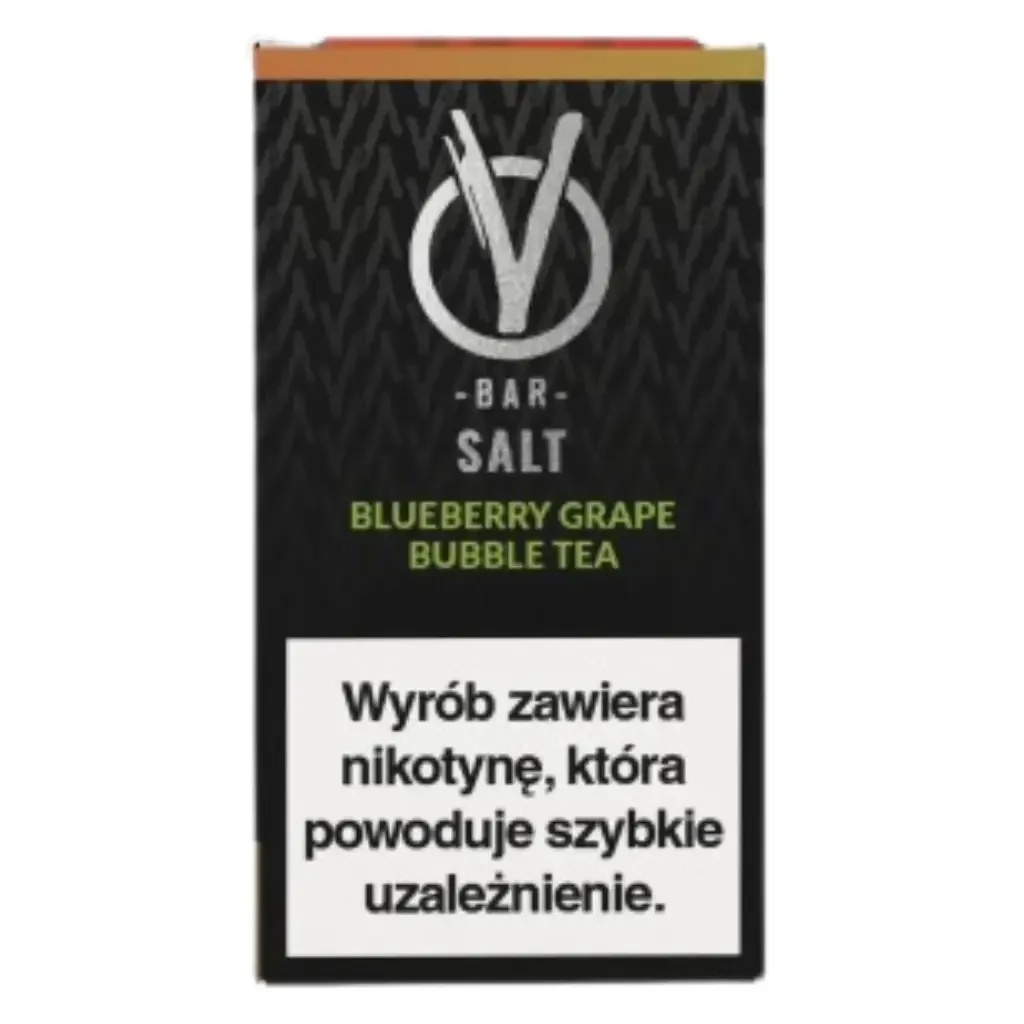 Liquid VBar Salt 10ml 20mg Blueberry Grape Bub Tea