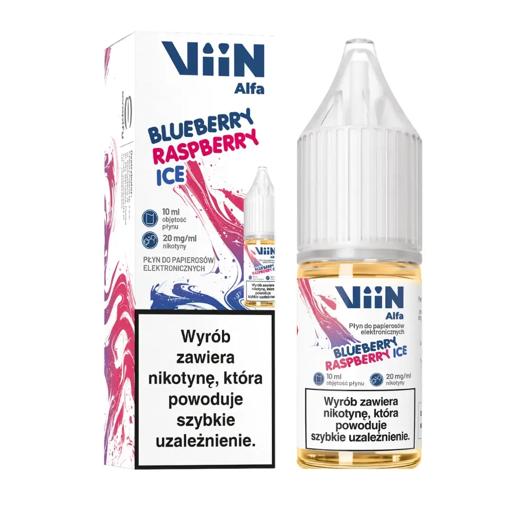 Liquid Viin Alfa 10ml 20mg Blueberry Raspberry Ice