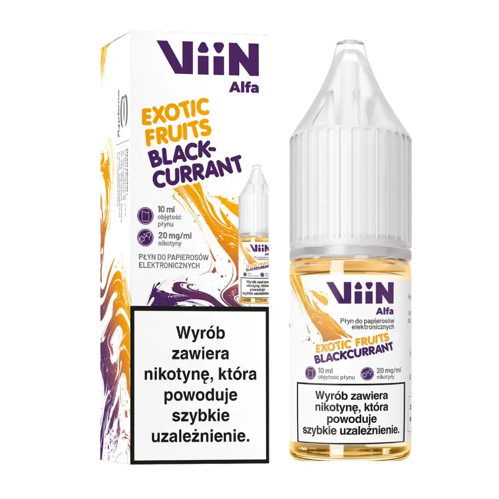 Liquid Viin Alfa 10ml 20mg Exotic Fruits Blackcurr