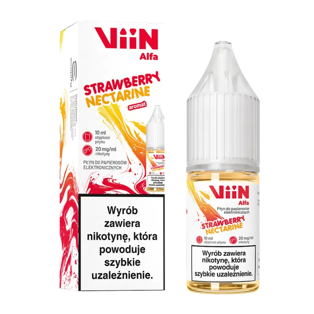 Liquid Viin Alfa 10ml 20mg Strawberry Nectarine