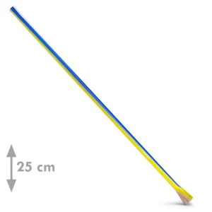 Lufka szklana 09 Prosta mix kol 25cm