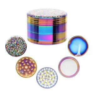 Młynek Atomic metal Rainbow 52mm 4cz 6/120