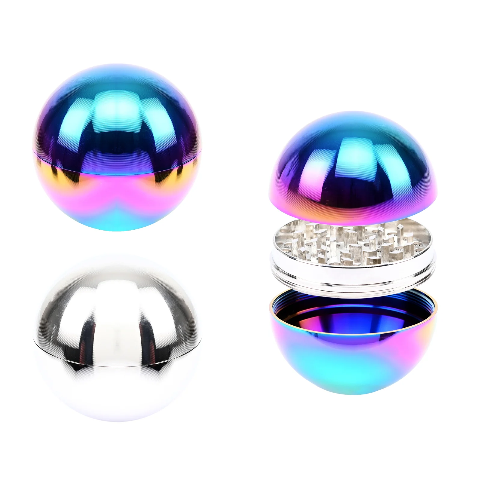 Młynek Metalowy Atomic Ball 63mm 3cz 6/120