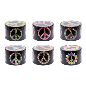 Młynek Metalowy Atomic Peace 52mm 4cz 6/120