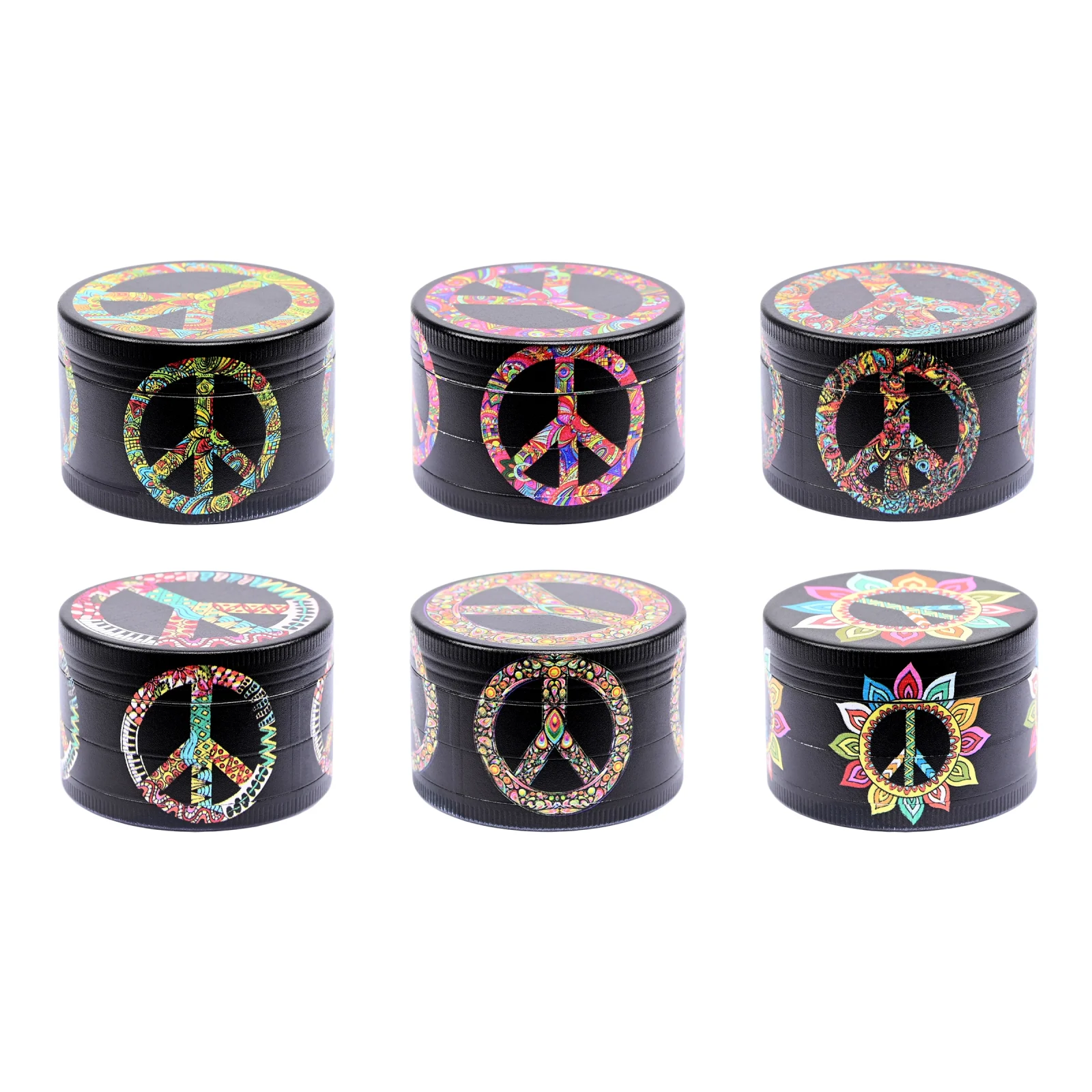 Młynek Metalowy Atomic Peace 52mm 4cz 6/120
