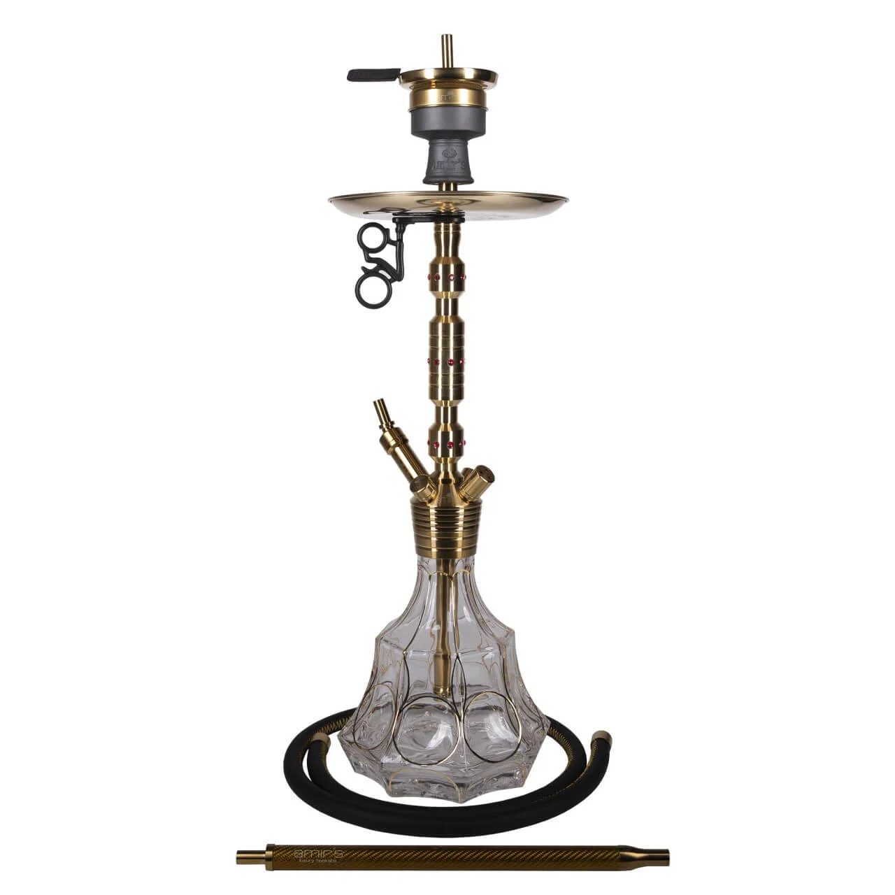 Shisha Amirs Luxury Hookah Karat X Clear Gold