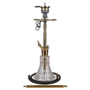 Shisha Amirs Luxury Hookah Karat Y Clear Gold