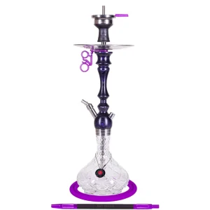 Shisha AMY Deluxe Bohemian Cut Purple Clear