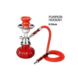 Shisha Pumpkin Pączek 24cm 1 wąż Czerwona