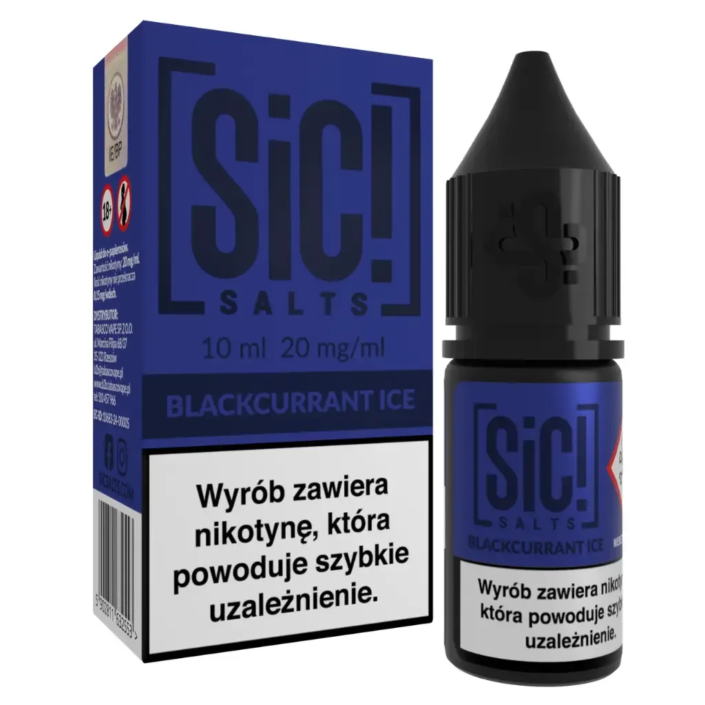 SiC! Salts Liquid 10ml 20mg Blackcurrant Ice