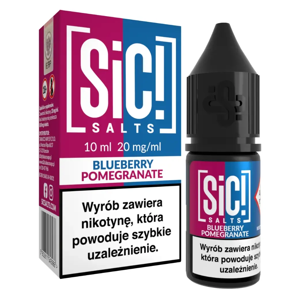 SiC! Salts Liquid 10ml 20mg Blueberry Pomagranate