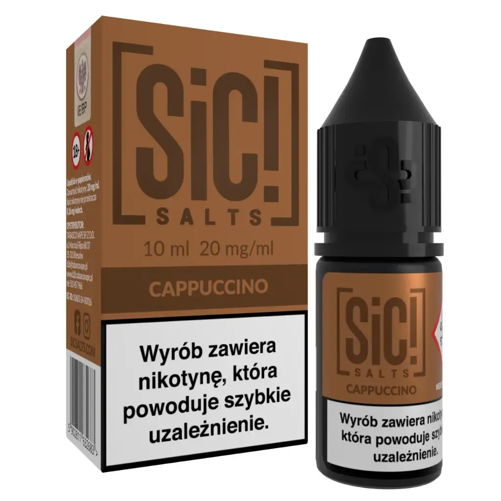 SiC! Salts Liquid 10ml 20mg Cappuccino