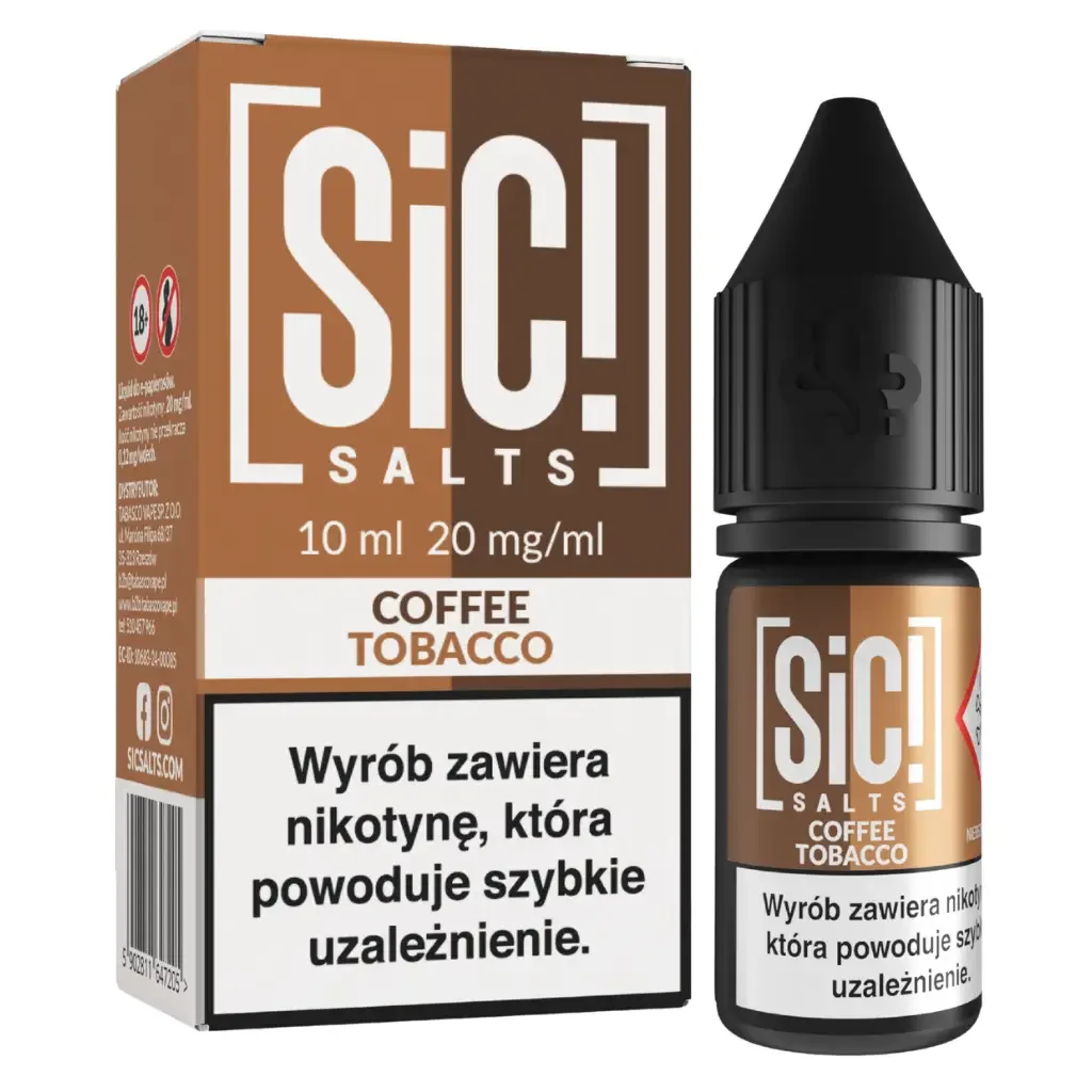 SiC! Salts Liquid 10ml 20mg Coffe Tobacco