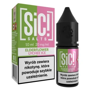 SiC! Salts Liquid 10ml 20mg Elderflower Lychee
