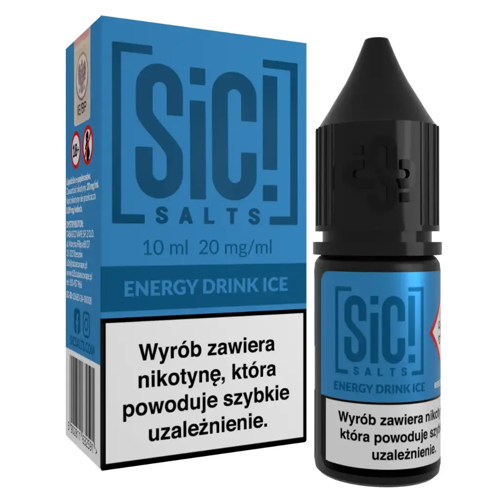 SiC! Salts Liquid 10ml 20mg Energy Drink Ice