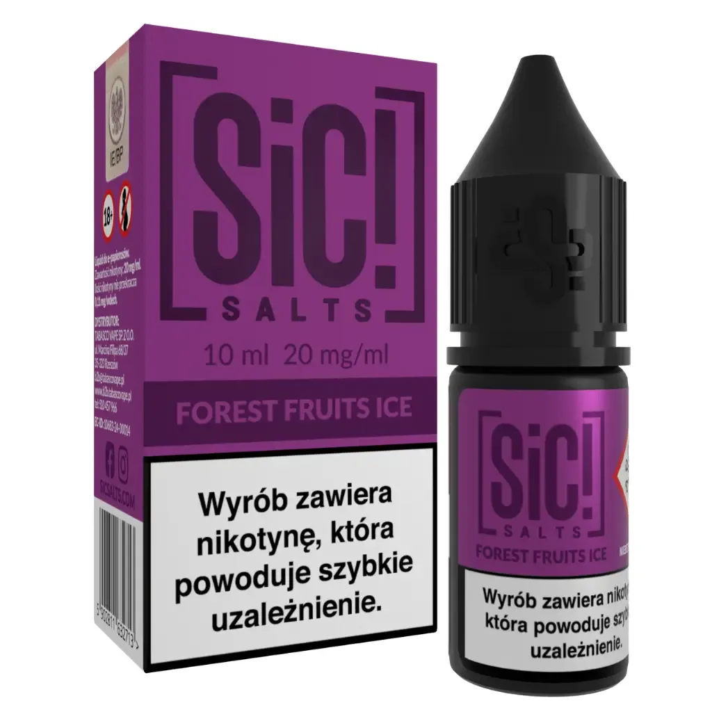 SiC! Salts Liquid 10ml 20mg Forest Fruits Ice