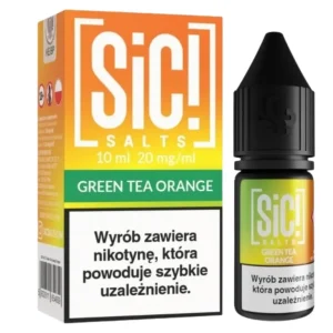 SiC! Salts Liquid 10ml 20mg Green Tea Orange