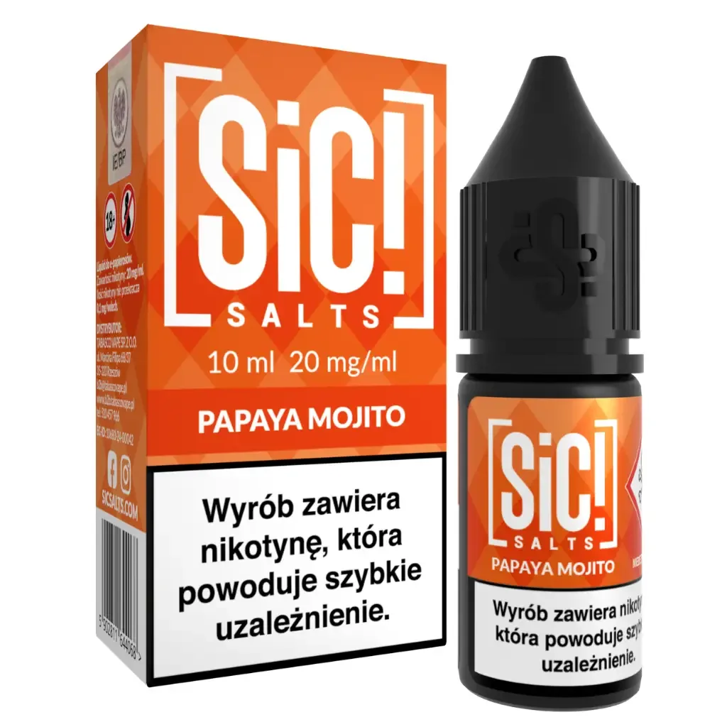 SiC! Salts Liquid 10ml 20mg Papaya Mojito