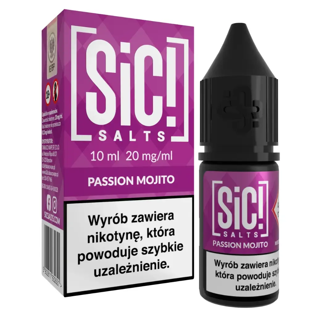 SiC! Salts Liquid 10ml 20mg Passion Mojito
