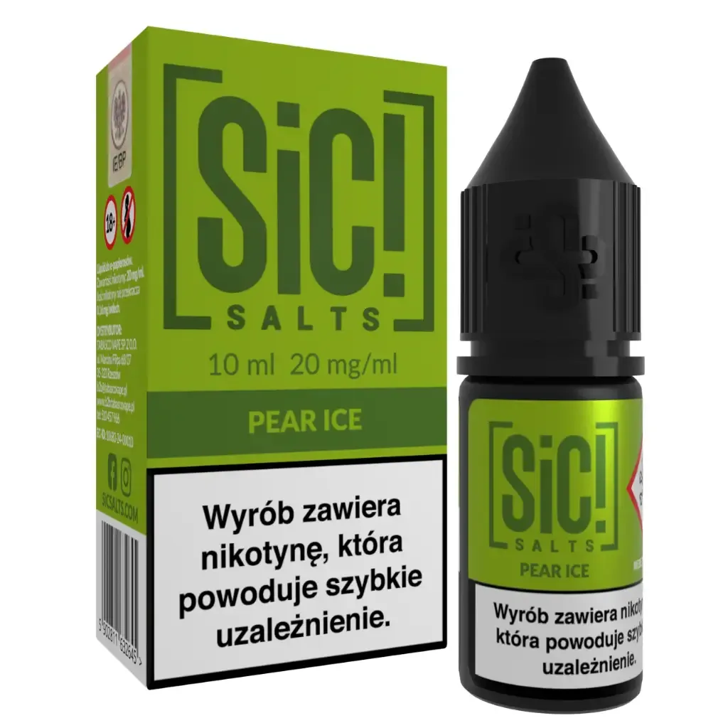 SiC! Salts Liquid 10ml 20mg Pear Ice