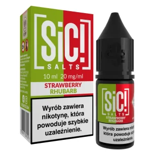 SiC! Salts Liquid 10ml 20mg Strawberry Rhubarb