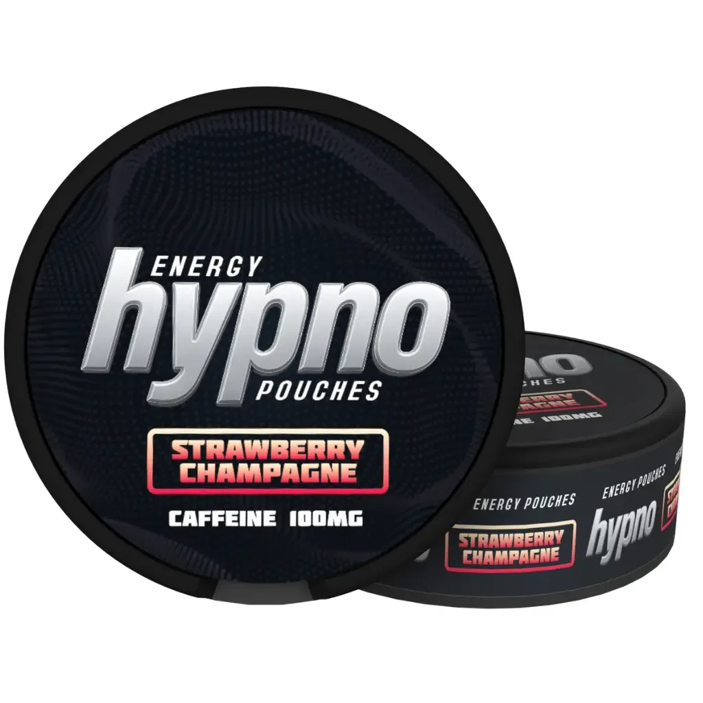 Snus Hypno Energy 100mg Kofeiny Strawberry Champag