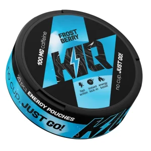 SNUS KIQ ENERGY 100mg Caffeine Frost Berry