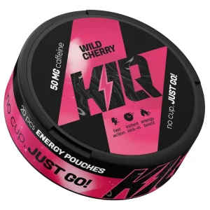 Snus KIQ ENERGY 50mg Caffeine Wild Cherry