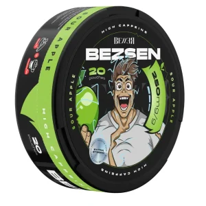 SNUS Kofeinowy BEZZER 250mg Caffeine Sour Apple