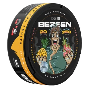 SNUS Kofeinowy BEZZER 250mg Caffeine Tropical Frui