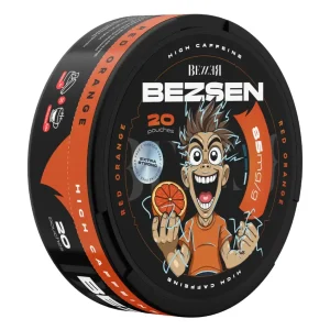SNUS Kofeinowy BEZZER 85mg Caffeine Red Orange