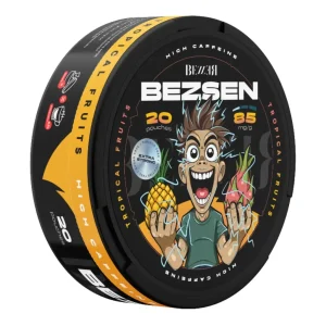 SNUS Kofeinowy BEZZER 85mg Caffeine Tropical Fruit