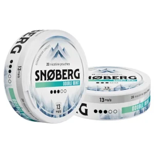 Snus Nikotynowy Snoberg 13mg Double Mint
