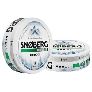Snus Nikotynowy Snoberg 13mg Winter Green