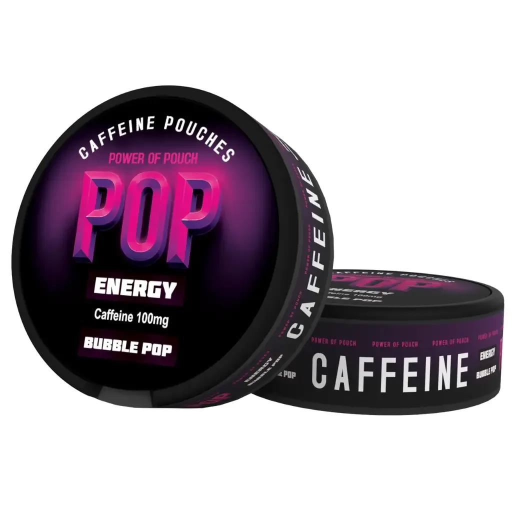 Snus Pop Energy 100mg Kofeiny Bubble Pop