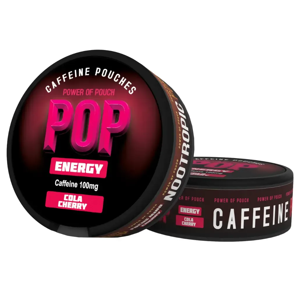 Snus Pop Energy 100mg Kofeiny Cherry Cola