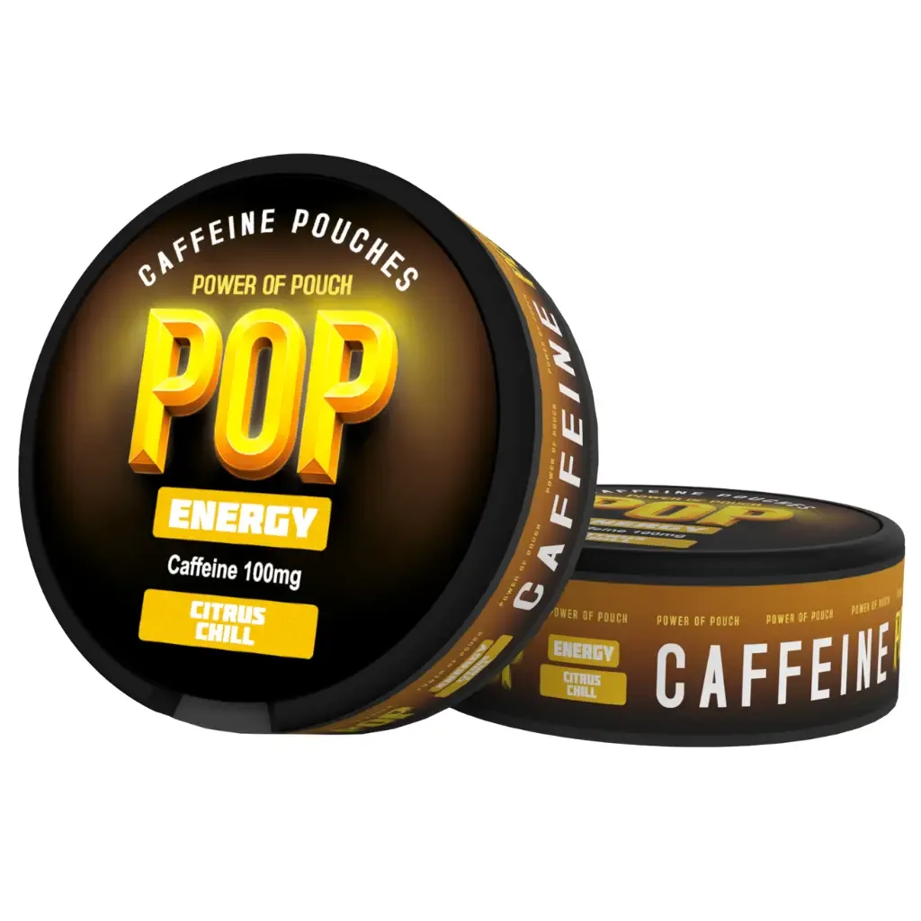 Snus Pop Energy 100mg Kofeiny Citrus Chill