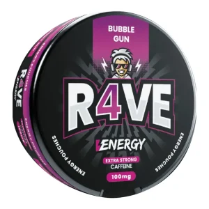 Snus R4VE ENERGY 100mg Caffeine Bubble Gun