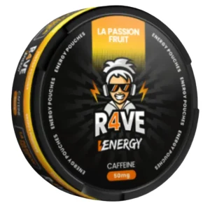 Snus R4VE Energy 50mg Caffeine La Passion Fruit