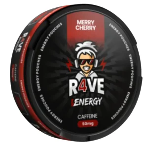 Snus R4VE Energy 50mg Caffeine Merry Cherry