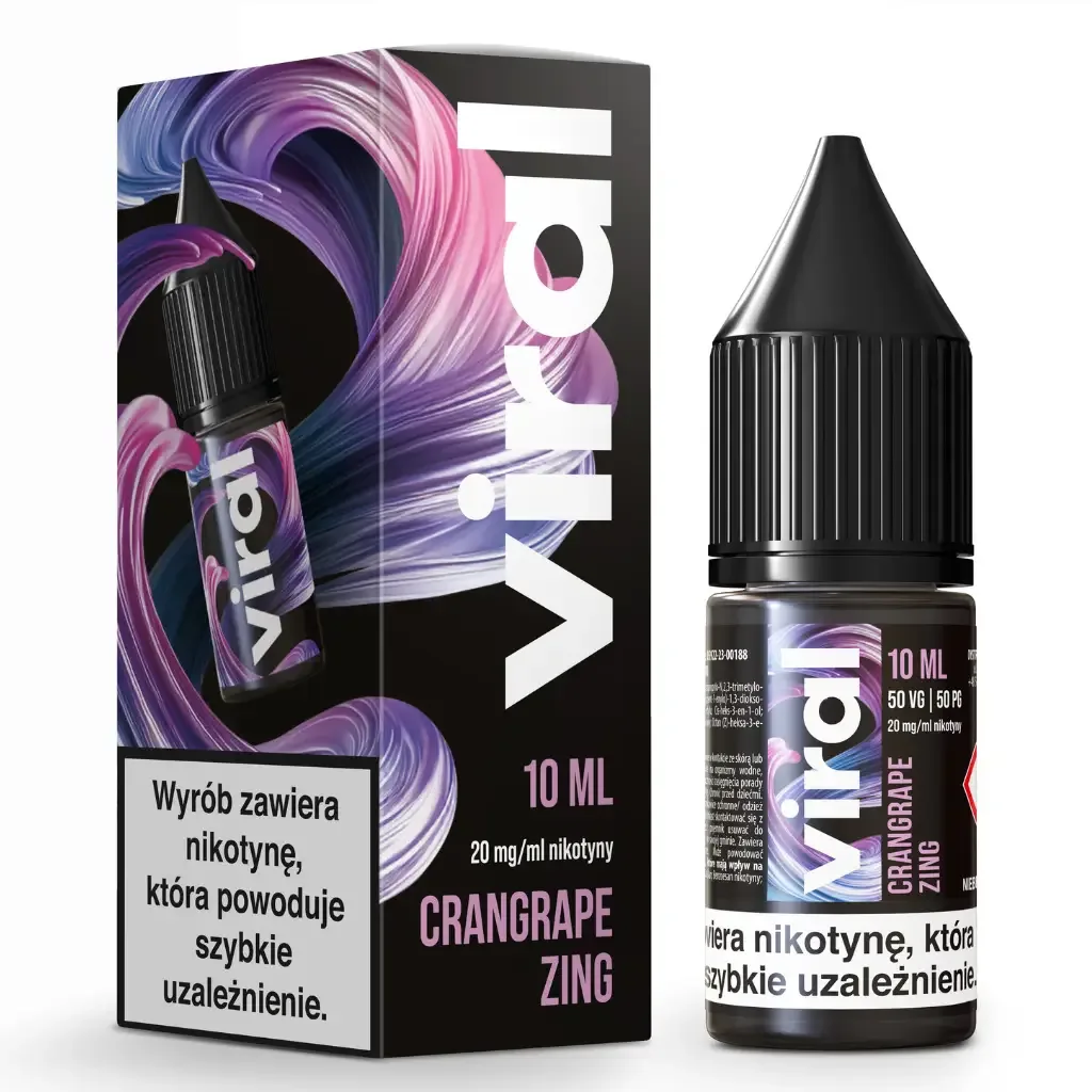VIRAL LIQUID 10ml 20mg Crangrape Zing