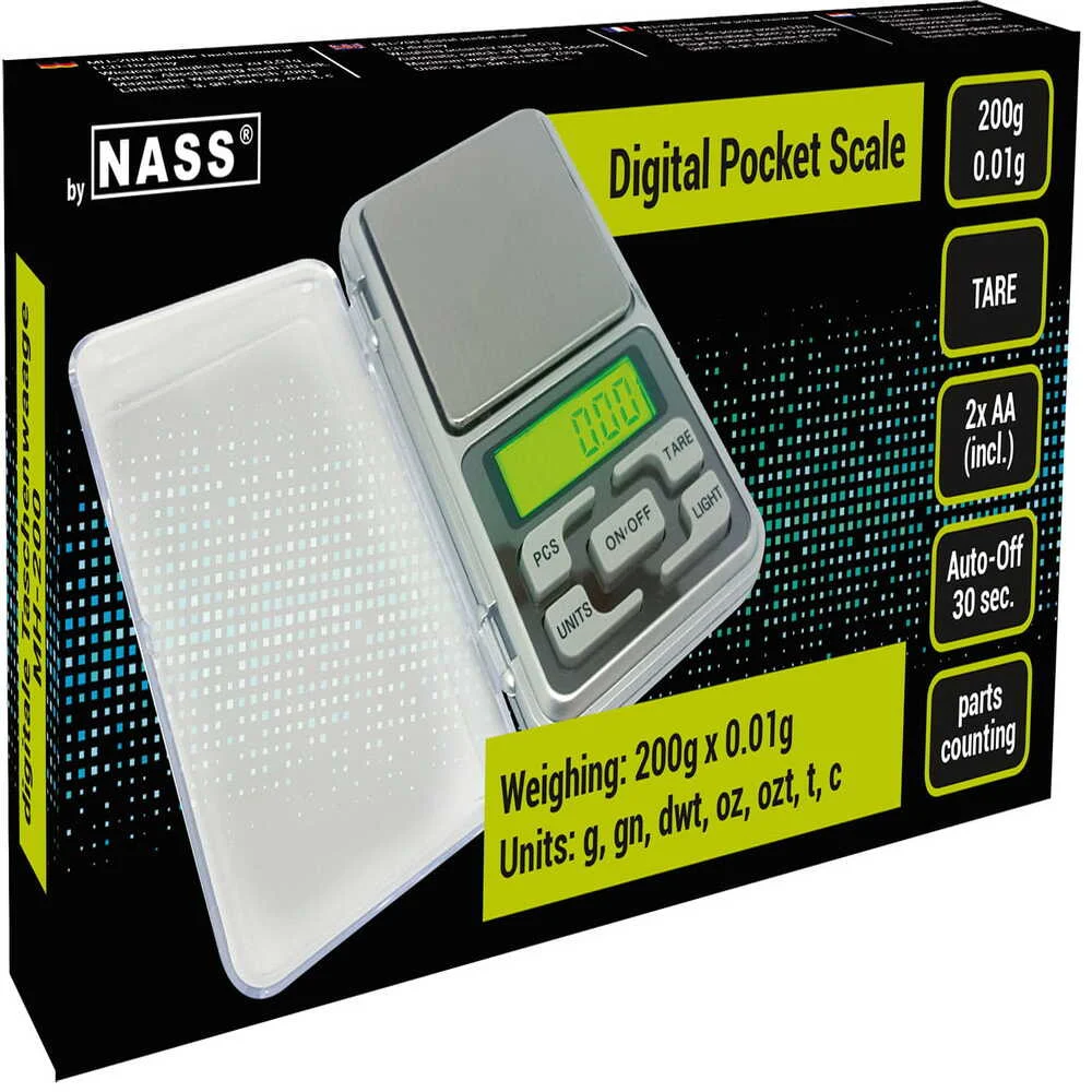 Waga Elektroniczna Nass MH-200 dokładność 0.01g